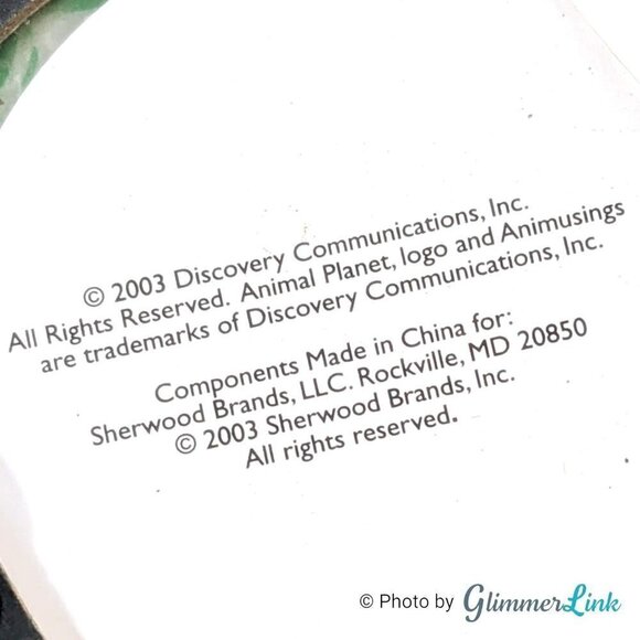 Vintage 2003 Animal Planet Wreath Christmas Holiday Photo Ornament - Picture 8 of 11